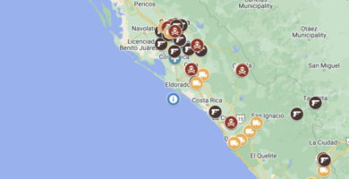 Mapa Violencia en Culiacán